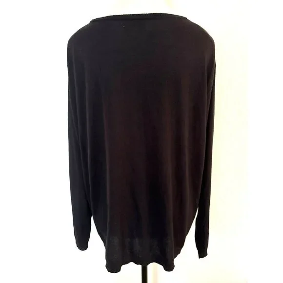 Johnny Was Black Floral Top - Picture 4 of 8